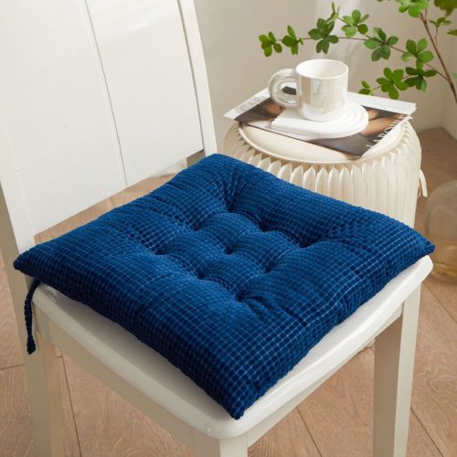Office Desk And Chair Corn Nine-pin Solid Color Cushion