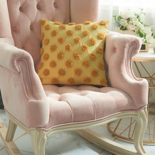 New Nordic Moroccan Tufted Dots Pillow Cover Home