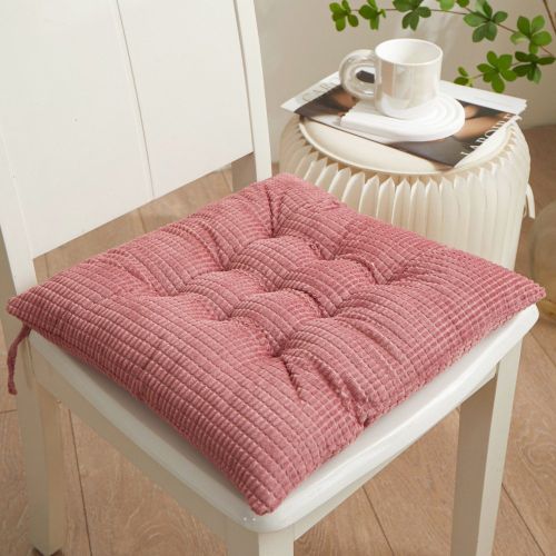 Office Desk And Chair Corn Nine-pin Solid Color Cushion