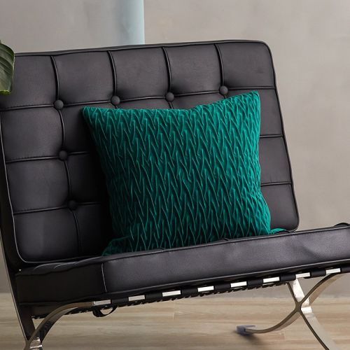 Solid Color Netherlands Velvet Solid Geometry Sofa And Bedside Pillow Cover